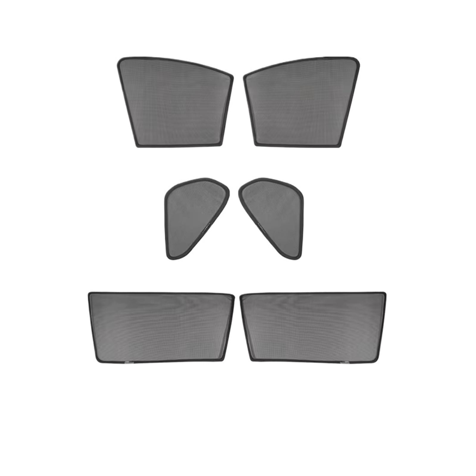 Autofenster Sonnenschutz Für Toyota Für RAV4 2020 2021 2022 2023 2024Auto Hinten Windows Sonnenschutz Vorhang Seite Windows Sonnenschutz Visier Fensterfür Sonnenschutz(6PCS Whole Set) von ZVZGPGKLTC