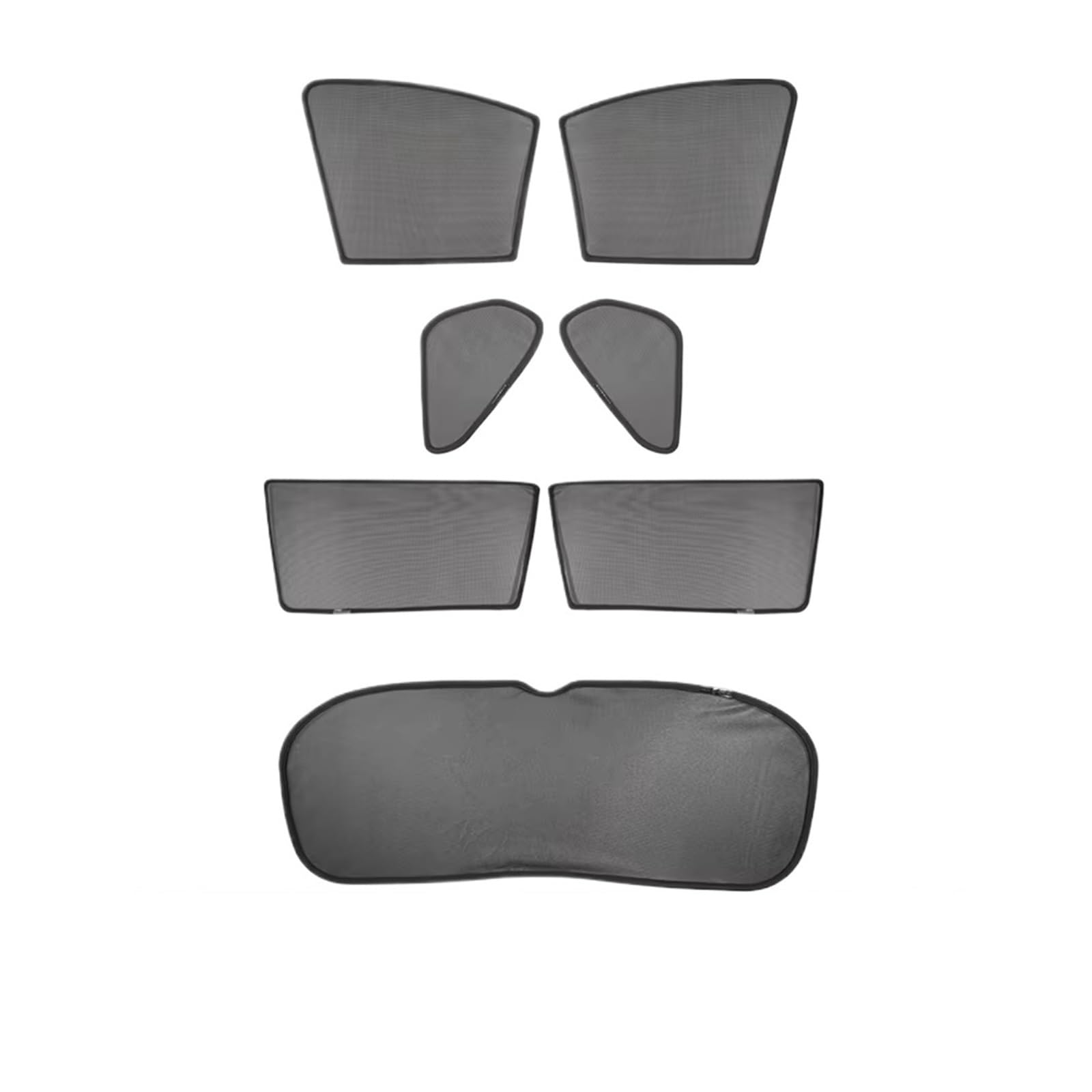 Autofenster Sonnenschutz Für Toyota Für RAV4 2020 2021 2022 2023 2024Auto Hinten Windows Sonnenschutz Vorhang Seite Windows Sonnenschutz Visier Fensterfür Sonnenschutz(7PCS Whole Set) von ZVZGPGKLTC