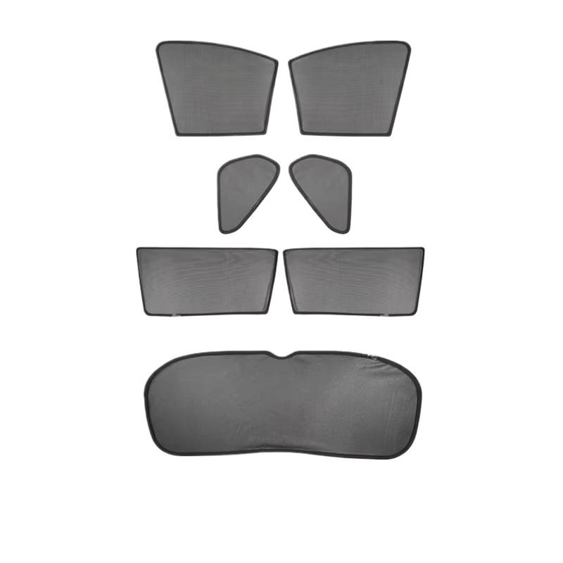 Autofenster Sonnenschutz Für Toyota Für RAV4 2023 2022 2021 Für XA50 2019 2020 Auto-Sonnenblenden Fenster-Sonnenschutzvorhang Seitenfenster-Sonnenblenden Fensterfür Sonnenschutz(7PCS Whole Set) von ZVZGPGKLTC