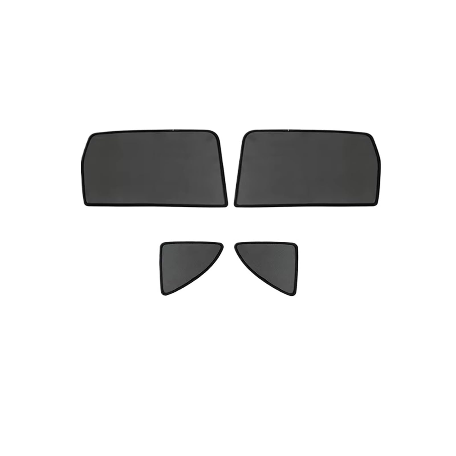 Autofenster Sonnenschutz Für VW Für Tiguan 5-Sitz Magnetische Auto Windows Sonnenschirme Passagier Privatsphäre Seite Windows Vorhänge Innen Zubehör Fensterfür Sonnenschutz(4PCS Rear Triangle) von ZVZGPGKLTC
