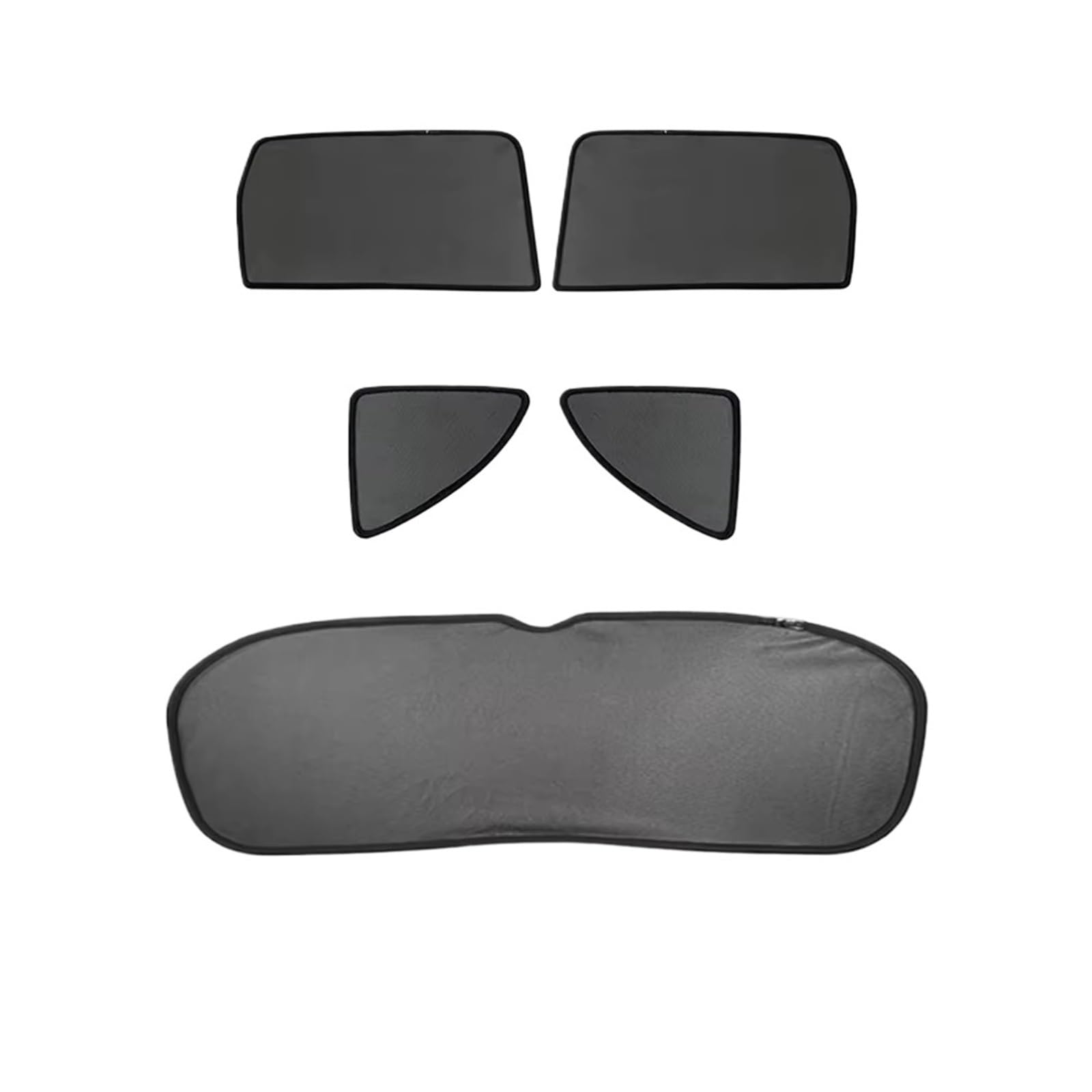 Autofenster Sonnenschutz Für VW Für Tiguan 5-Sitz Magnetische Auto Windows Sonnenschirme Passagier Privatsphäre Seite Windows Vorhänge Innen Zubehör Fensterfür Sonnenschutz(5PCS Side Rear Back) von ZVZGPGKLTC