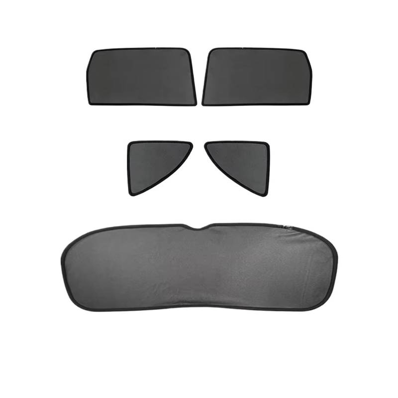 Autofenster Sonnenschutz Für VW Für Tiguan 5-Sitz Magnetische Auto Windows Sonnenschirme Passagier Privatsphäre Seite Windows Vorhänge Innen Zubehör Fensterfür Sonnenschutz(5PCS Side Rear Back) von ZVZGPGKLTC