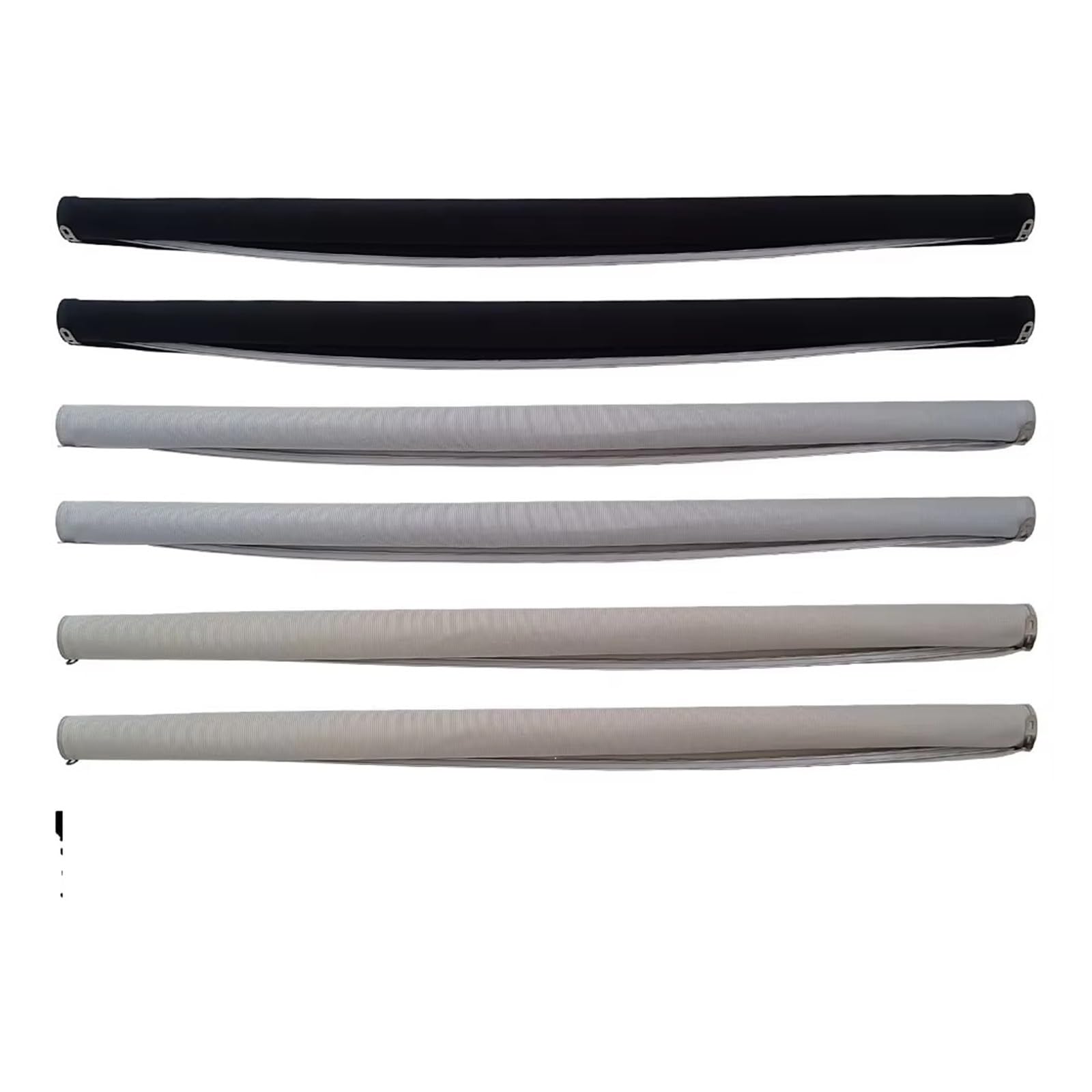 Autofenster Sonnenschutz Für VW Für Tiguan L Für Allspace 2017-2021 5NG877307 Auto Panorama Schiebedach Sonnenschirm Vorhang Rollo Fensterfür Sonnenschutz(2X Black Beige Gray) von ZVZGPGKLTC