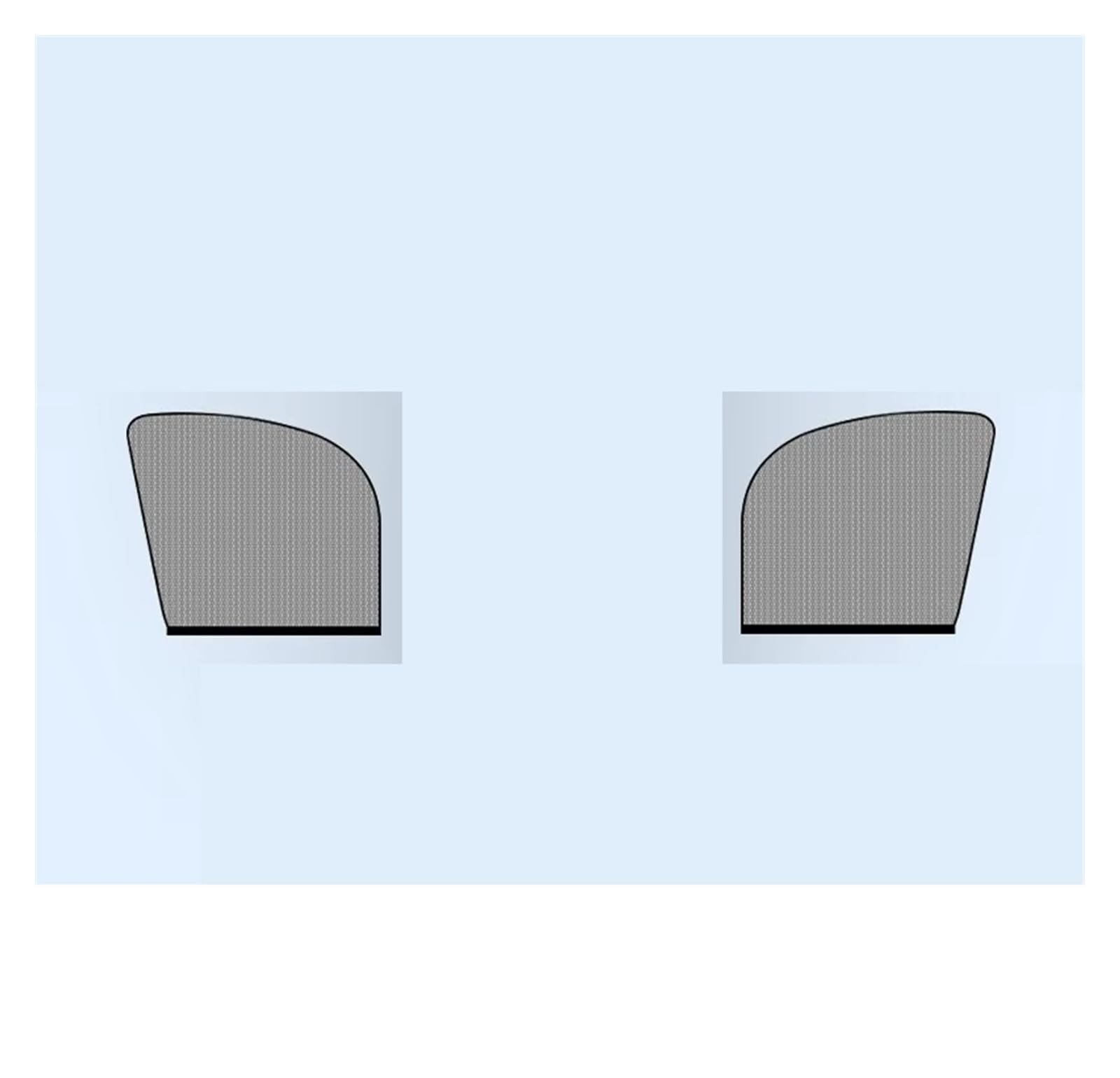 Autofenster Sonnenschutz Sonnenschutz Für Seitenfenster Im Auto, Starker Magnetischer Sichtschutz, Vorhänge, UV-Block, Sonnenschutz, Reflexion, Blendschutz Fensterfür Sonnenschutz(Rear Window X 2) von ZVZGPGKLTC