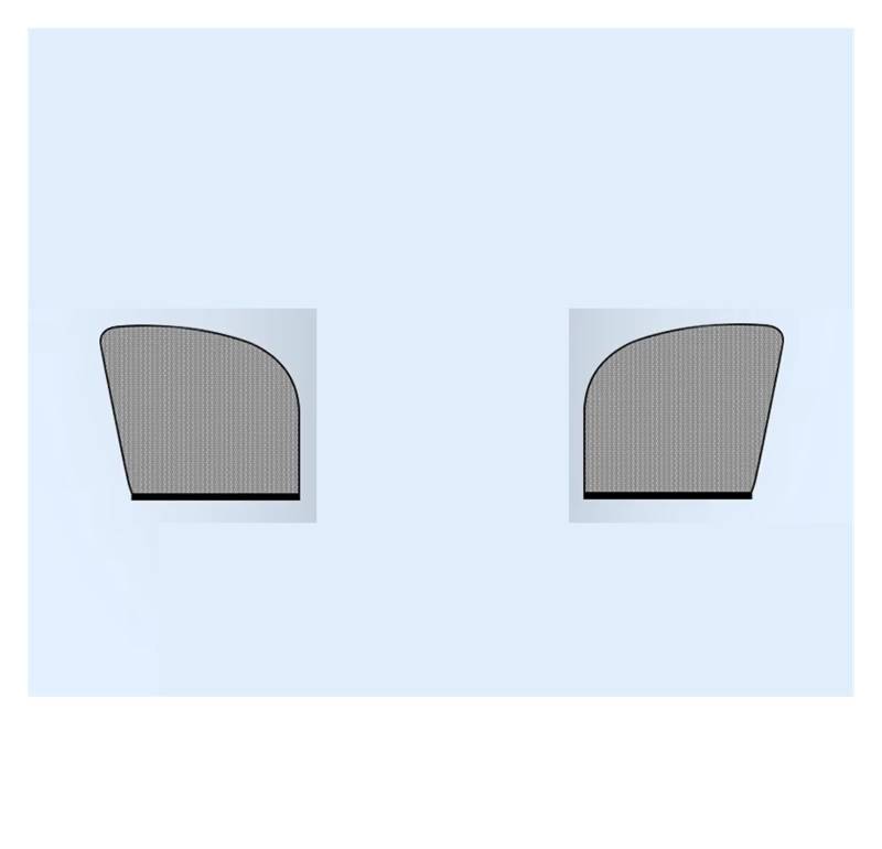 Autofenster Sonnenschutz Sonnenschutz Für Seitenfenster Im Auto, Starker Magnetischer Sichtschutz, Vorhänge, UV-Block, Sonnenschutz, Reflexion, Blendschutz Fensterfür Sonnenschutz(Rear Window X 2) von ZVZGPGKLTC