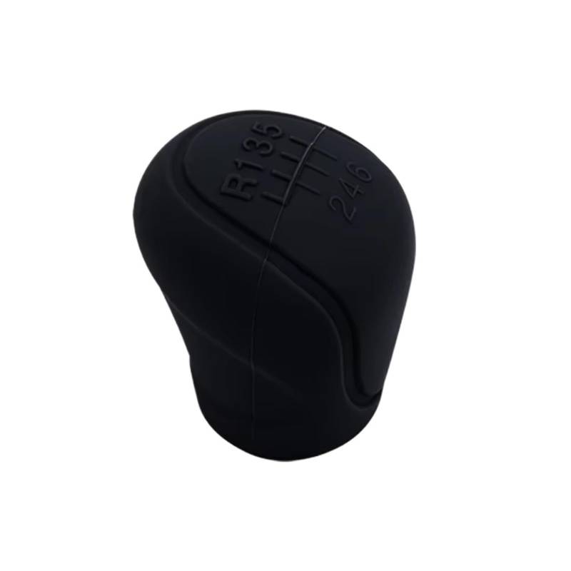 Schaltknauf für Autos Auto Innen Zubehör Für Manuelle Für 6 Gang Shifter Set Universal Silikon Shift Set Universal Anti-Slip Grip Protector Getriebeknauf(Black) von ZVZGPGKLTC