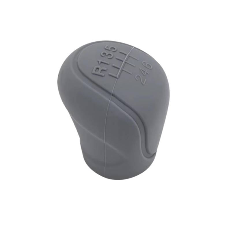 Schaltknauf für Autos Auto Innen Zubehör Für Manuelle Für 6 Gang Shifter Set Universal Silikon Shift Set Universal Anti-Slip Grip Protector Getriebeknauf(Gray) von ZVZGPGKLTC