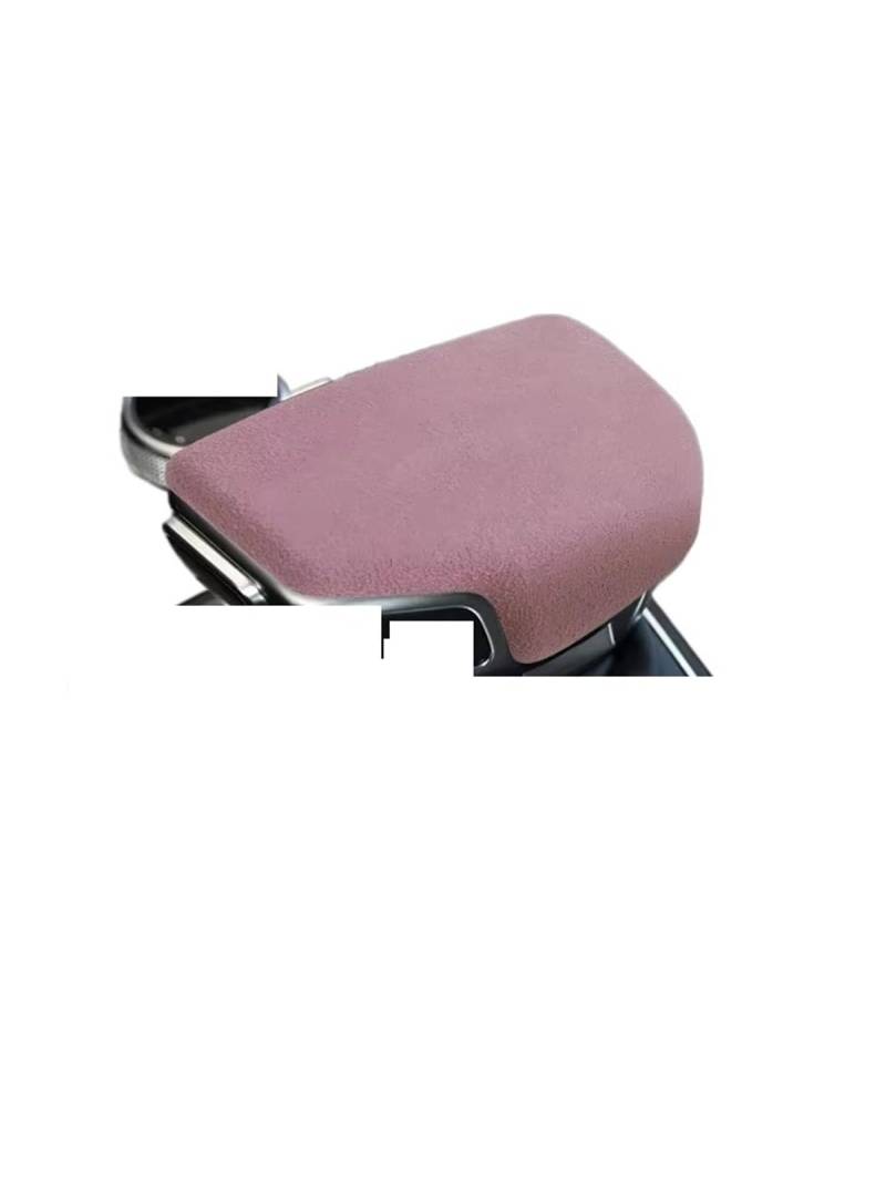Schaltknauf für Autos Auto Innenräume Schalthebel Stick Shift Griff Knopf Abdeckung Shell Wildleder Für A4L A5 A8 Für Q5L Q6 Q7 q8 Zubehör Getriebeknauf(Pink) von ZVZGPGKLTC
