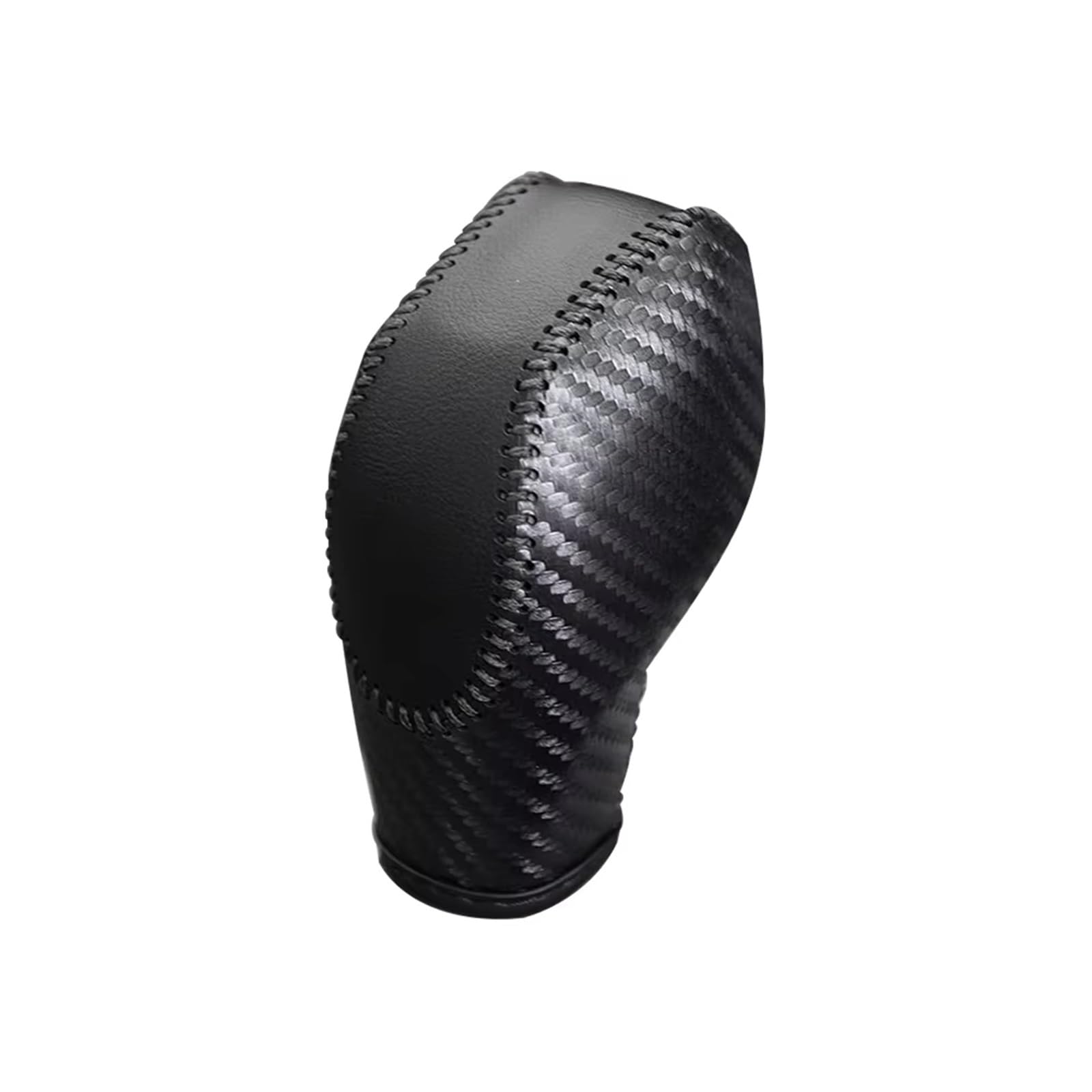Schaltknauf für Autos Auto Schaltgriff Abdeckung PU Leder Gangschaltung Non-Slip Grip Griff Abdeckung Für Fiesta Für Fusion Für S Fusion Für SE 2014-2016 Getriebeknauf(Black Carbon Black) von ZVZGPGKLTC