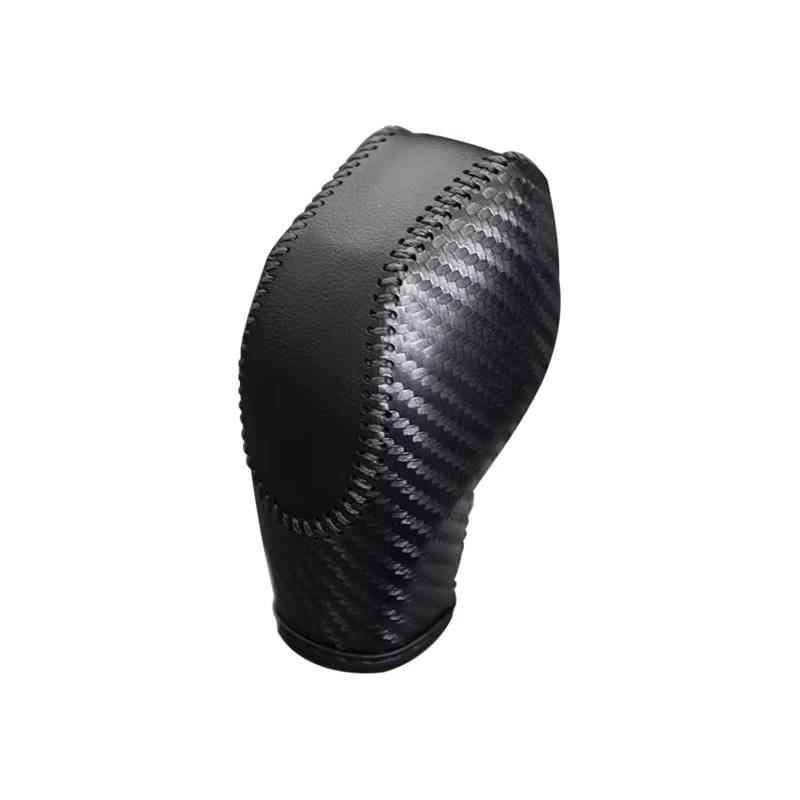 Schaltknauf für Autos Auto Schaltgriff Abdeckung PU Leder Gangschaltung Non-Slip Grip Griff Abdeckung Für Fiesta Für Fusion Für S Fusion Für SE 2014-2016 Getriebeknauf(Black Carbon Black) von ZVZGPGKLTC
