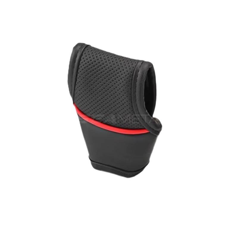 Schaltknauf für Autos Auto Schalthebel Abdeckung Leder Schalthebel Abdeckung Getriebe Schaltknauf Schützen Auto Übertragung Griff Stick Fall Styling Getriebeknauf(Style 1 Red) von ZVZGPGKLTC