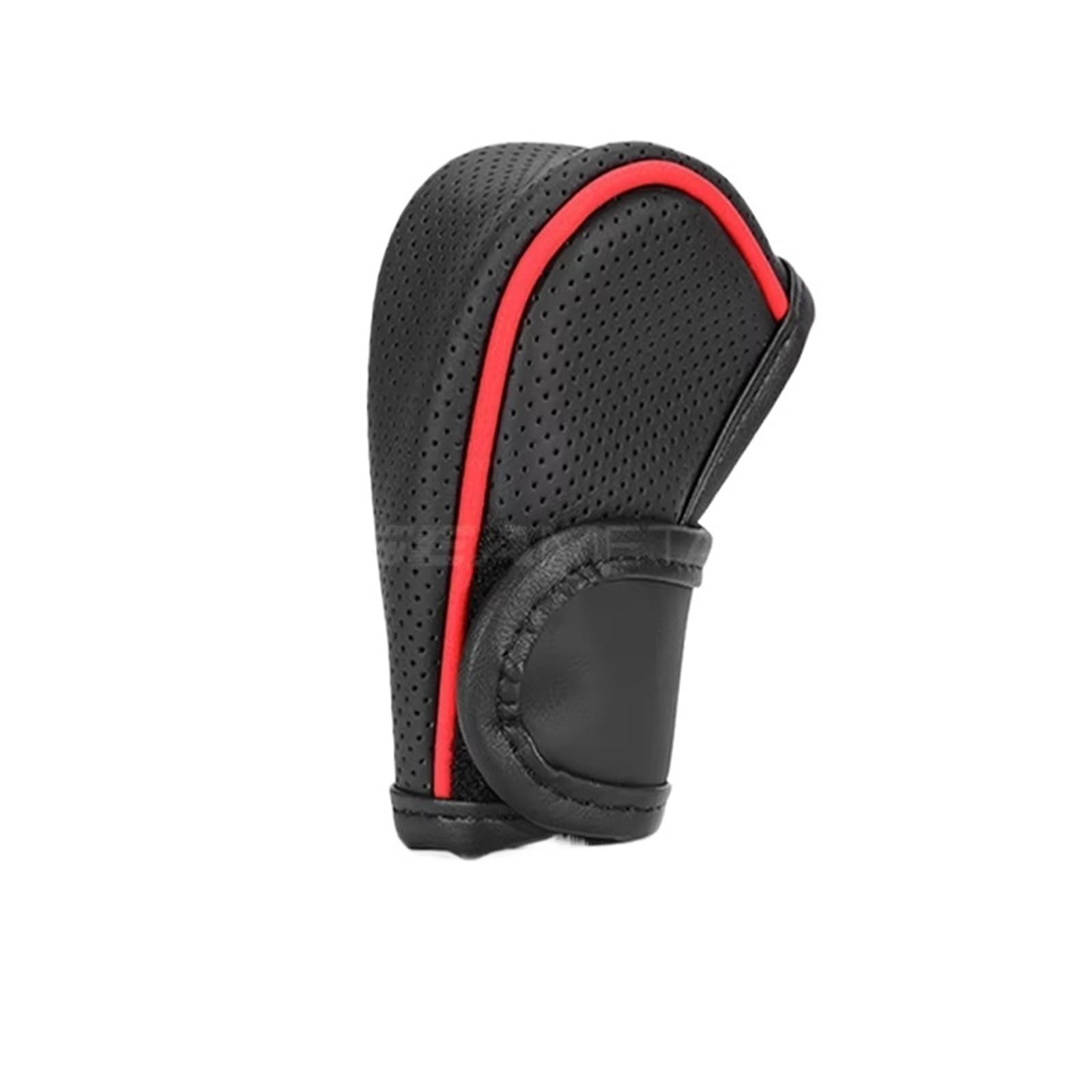Schaltknauf für Autos Auto Schalthebel Abdeckung Leder Schalthebel Abdeckung Getriebe Schaltknauf Schützen Auto Übertragung Griff Stick Fall Styling Getriebeknauf(Style 2 Red) von ZVZGPGKLTC