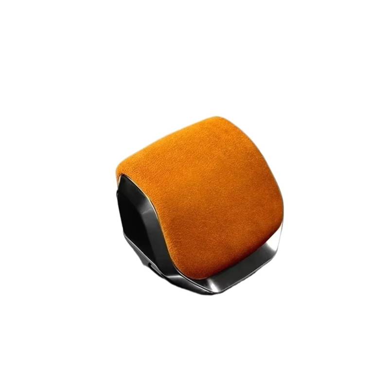 Schaltknauf für Autos Auto Schalthebel Kragen Schaltgriff Knopf StickerCover Für Jaguar Für XFL Für F-PACE 2021-2023 Interior Styling Form Trim Getriebeknauf(Orange for F-PACE) von ZVZGPGKLTC