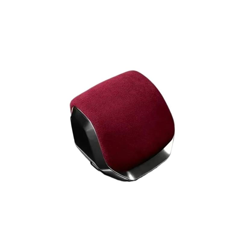 Schaltknauf für Autos Auto Schalthebel Kragen Schaltgriff Knopf StickerCover Für Jaguar Für XFL Für F-PACE 2021-2023 Interior Styling Form Trim Getriebeknauf(WineRed for XFL) von ZVZGPGKLTC