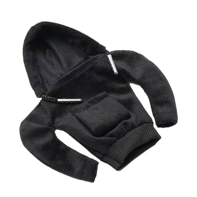 Schaltknauf für Autos Auto-Schaltknauf-Abdeckung Kapuzenpullover, Schalthebel-Hoodie, Auto-Schaltknauf-Abdeckung Manueller Griff Getriebe-Sweatshirt Wechselhebel-Abdeckung Getriebeknauf(Black) von ZVZGPGKLTC