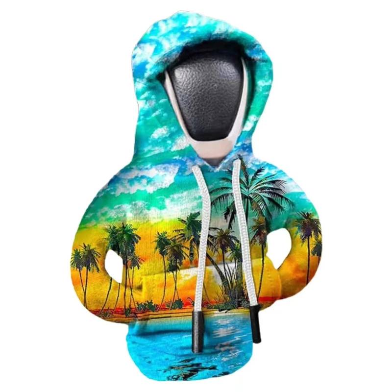Schaltknauf für Autos Auto-Schaltknauf-Abdeckung Kapuzenpullover, Schalthebel-Hoodie, Auto-Schaltknauf-Abdeckung Manueller Griff Getriebe-Sweatshirt Wechselhebel-Abdeckung Getriebeknauf(C) von ZVZGPGKLTC