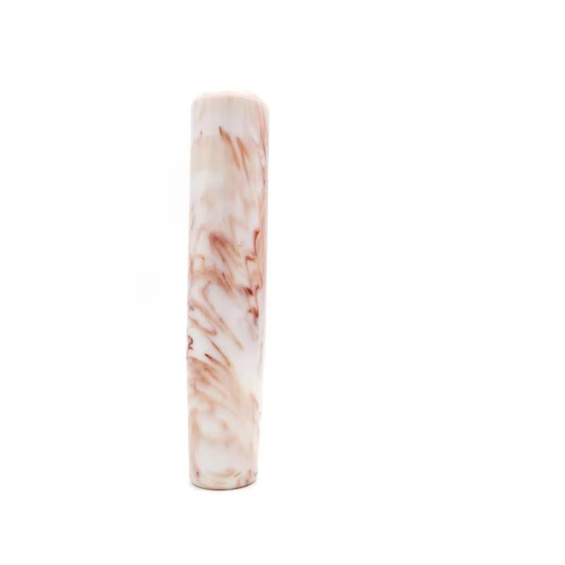 Schaltknauf für Autos Knopf Racing Styling Marmor Harz Schalthebel Kopf Auto Dekoration Teile Universal Pearl Long Stick Manuelle Auto Gangschaltung Getriebeknauf(1) von ZVZGPGKLTC