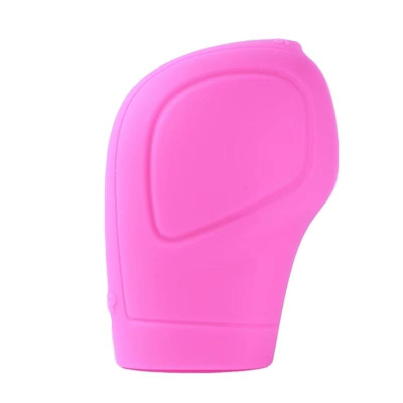 Schaltknauf für Autos Silikonhülle Schaltkopf Schaltmanschetten Schaltknauf Griffe Abdeckung Schalthebel Silikonhülle Universal Dekoration Autozubehör Getriebeknauf(Rose red-1) von ZVZGPGKLTC