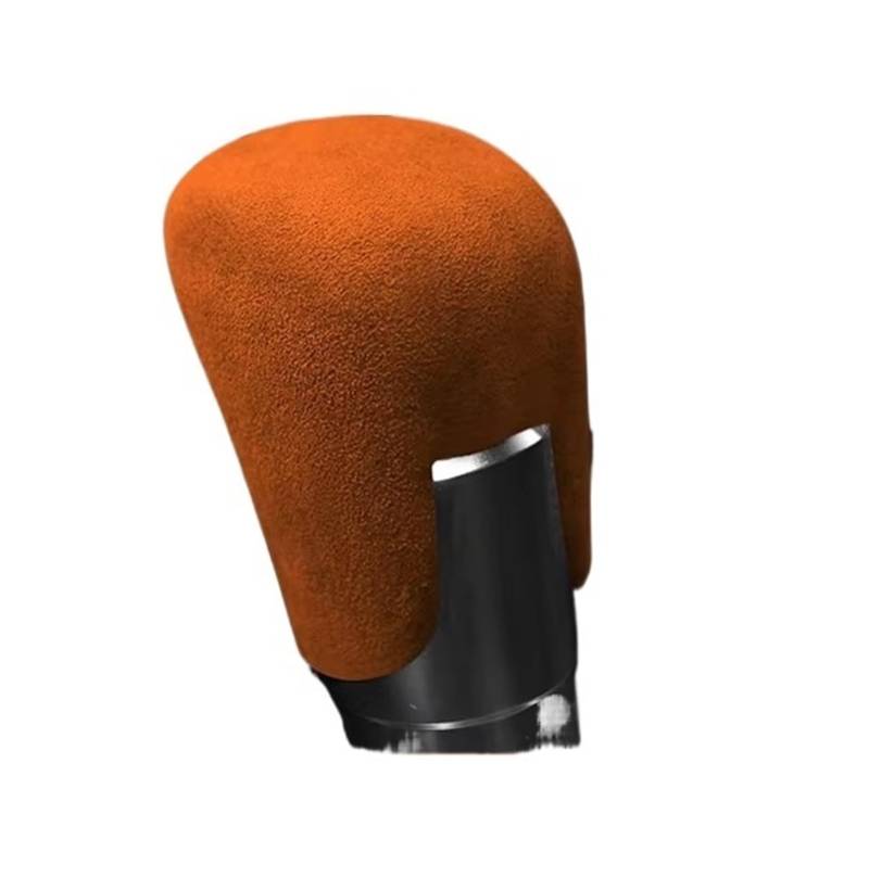 Schaltknauf für Autos Wildleder Auto Schalthebel Hebel Schaltknauf Dekoration Abdeckung Mantel Shell für Civic 2022-2024 Getriebeknauf(A-2969-Orange) von ZVZGPGKLTC