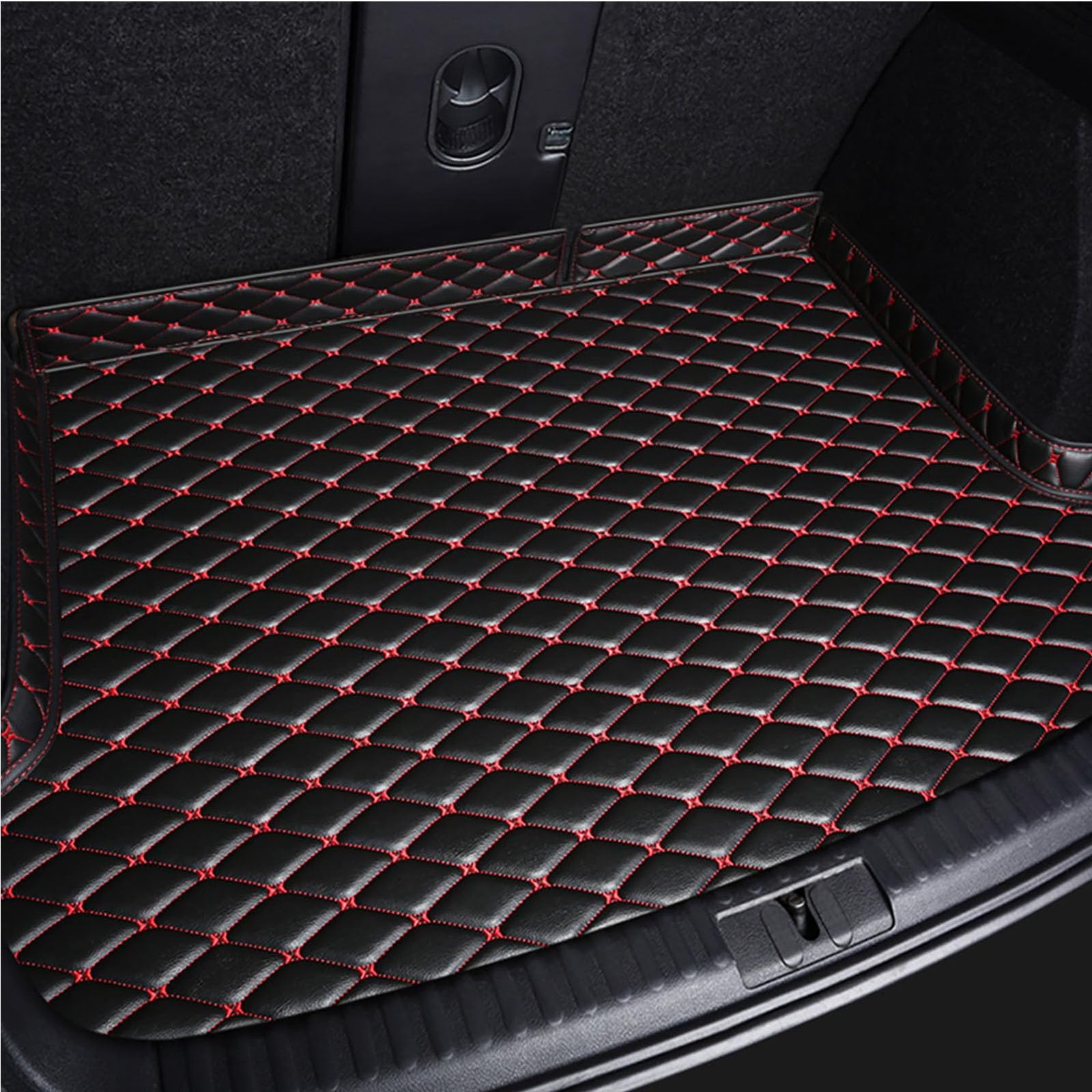 Kofferraummatte für Lexus UX Electric 2020-2021 2022 2023 2024, Auto Kofferraum Schutzmatte Gummi Kratzfest Wasserdicht Cargo Schutzmatte Auto Zubehör,Black-Red Kofferraummatte für Lexus UX Electric 2020-2021 2022 2023 2024, Auto Kofferraum Schutzmatte Gummi Kratzfest Wasserdicht Cargo Schutzmatte Auto Zubehör,Black-Red von ZWBC
