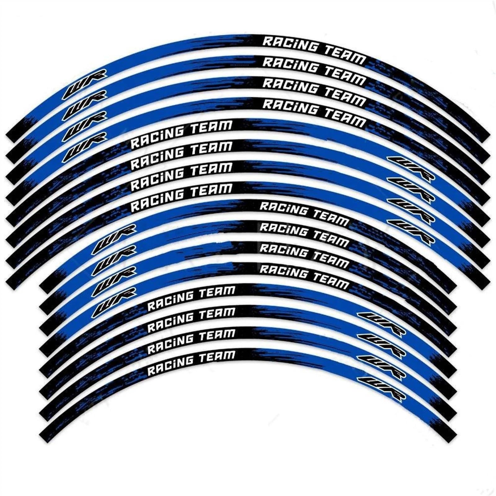 ZWBHNB Felgenrandaufkleber Motorrad 21" 18" Radaufkleber Nabenfelgen Aufkleber Wetterfestes Reflektierendes Streifenband Modifiziertes Zubehör Für Yamaha WR 250R 250F 450F Radaufkleber(Größe:1) von ZWBHNB