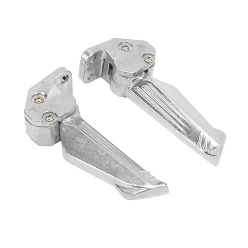 Fußrasten Faltbare 1 Paar Motorrad-Fußrasten Pedal Automatische Teleskop-Fußstützen aus Aluminiumlegierung Universal-Motorradteile von ZWEUTBM