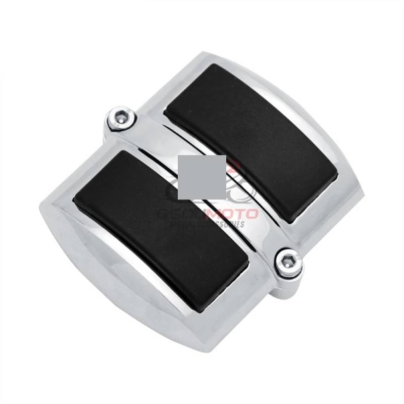 Fußrasten Faltbare Für Go&ldWing GL1800 Go&ldWing 1800 F6B Modelle 2001-2015 Valkyrie 14-15 Motorrad Chrom/Schwarz Bremspedalabdeckung hinten von ZWEUTBM