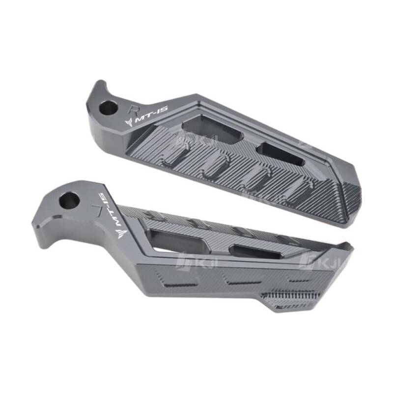 Fußrasten Faltbare Motorrad Hinten Passagier Fußstütze CNC Hinten Fußrasten Pedal Zubehör Teile Für MT-15 MT15 von ZWEUTBM