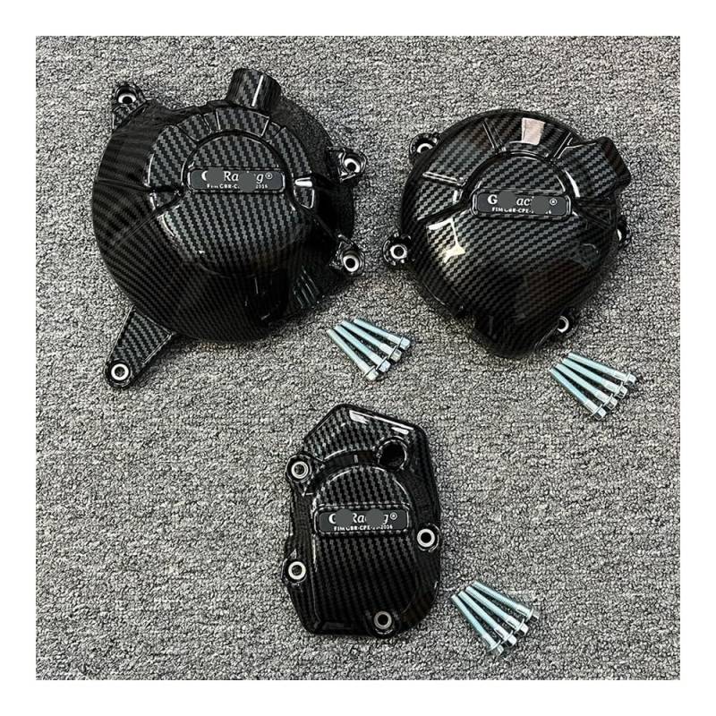 Motorrad Motorseitenschutzabdeckung FÜR Z900 2017 2018 2019 2020 2021 2022 2023 2024 Motorrad Motor Schutzhülle Carbon Faser Druck von ZWEUTBM