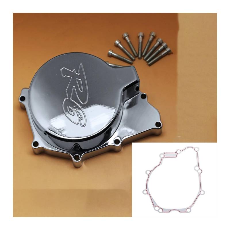 Motorrad Motorseitenschutzabdeckung Motorrad Links Motor Starter Kurbelgehäuse Stator Abdeckung Fit Für YZF-R6 YZF R6 1999 2000 2001 2002 von ZWEUTBM