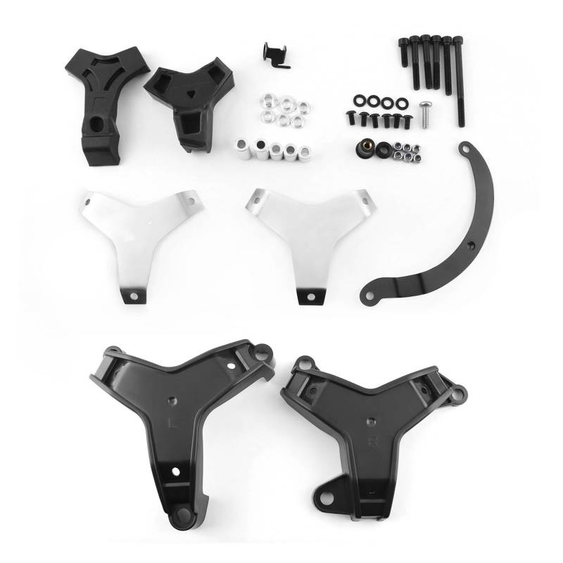 Motorrad Motorseitenschutzabdeckung Motorradteile Seitenmotorschutzschutz Schutzabdeckung Schutzschieber Crash Pad Protecto Für MT09 FZ-09 2021 2022 von ZWEUTBM