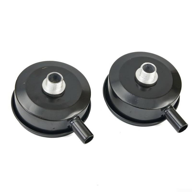 20 mm Gewinde-Lufteinlass-Filter-Schalldämpfer für Kompressoren, 2 Stück, Metallgehäuse zur Geräuschreduzierung und Luftstromkontrolle von ZWEquipint