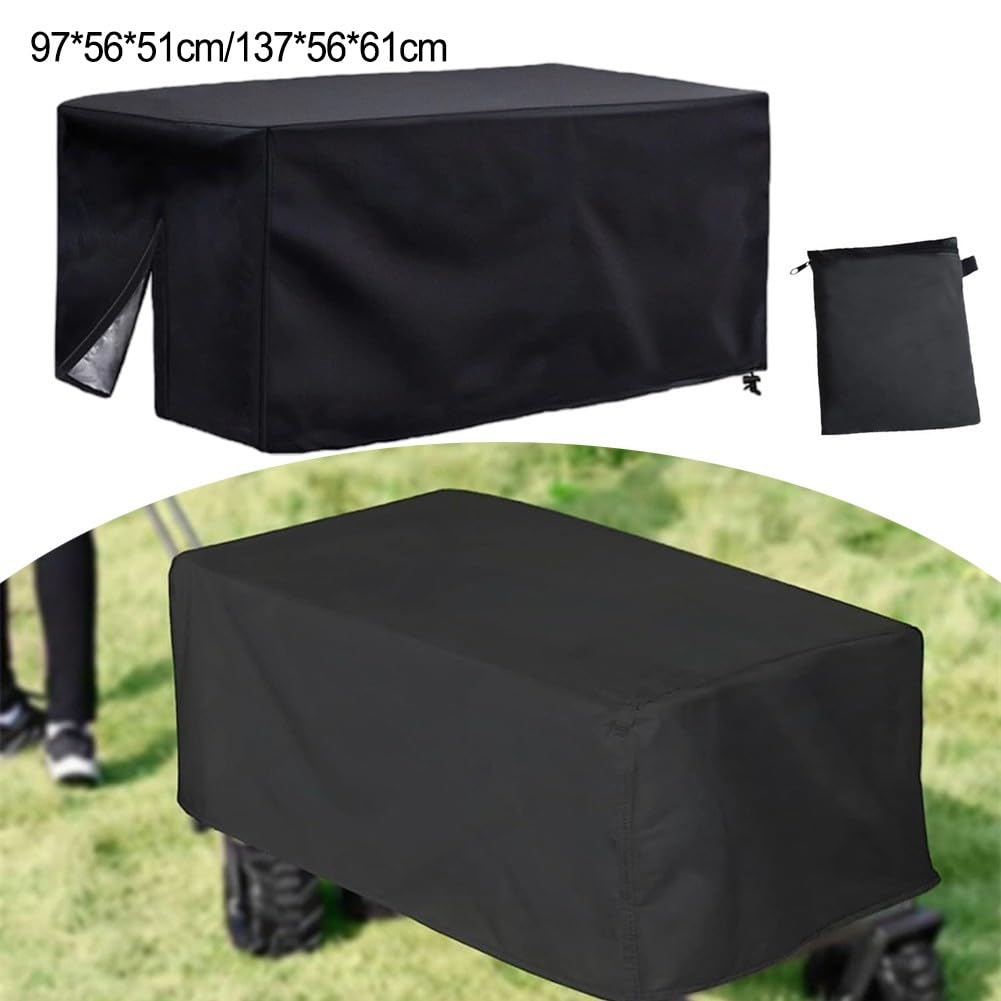 Strapazierfähige wasserdichte Wagenabdeckung mit Kordelzug für Klappwagen (97 x 56 x 51 cm) von ZWEquipint