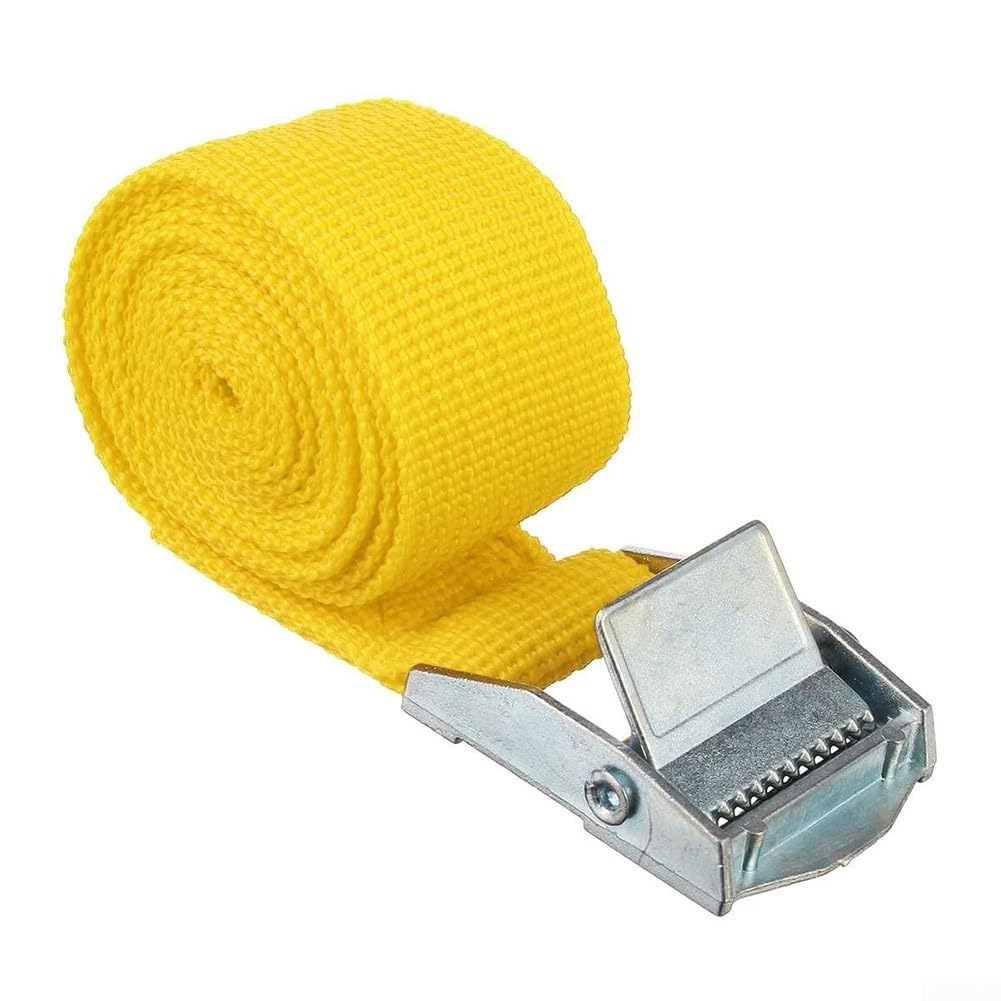 ZWEquipint Nylon-Zurrgurt, mit Schnellverschluss-Schnalle, 1 m, zur Sicherung von Gepäck, Taschen, 113 kg Tragkraft, verstellbare Länge, Gelb ZWEquipint Nylon-Zurrgurt, mit Schnellverschluss-Schnalle, 1 m, zur Sicherung von Gepäck, Taschen, 113 kg Tragkraft, verstellbare Länge, Gelb von ZWEquipint