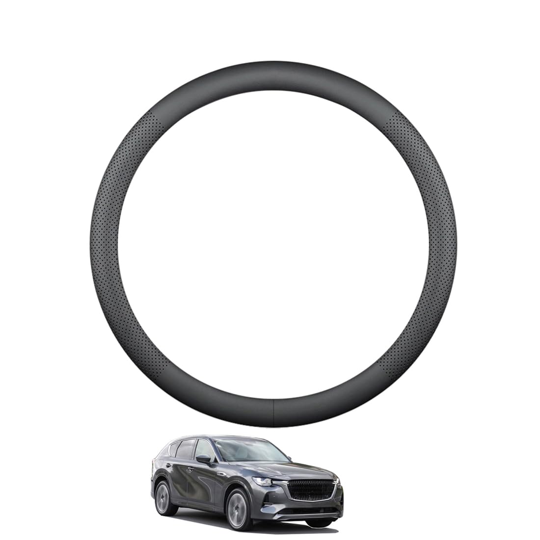 ZWJFDGQM Lenkradbezug Mikrofaser Leder Auto für CX60 2022+ Atmungsaktiv Lenkradschutz Anti-Rutsch Lenkradhülle für Sommer Winter Auto Zubehör Innenraum Schwarz,A ZWJFDGQM Lenkradbezug Mikrofaser Leder Auto für CX60 2022+ Atmungsaktiv Lenkradschutz Anti-Rutsch Lenkradhülle für Sommer Winter Auto Zubehör Innenraum Schwarz,A von ZWJFDGQM