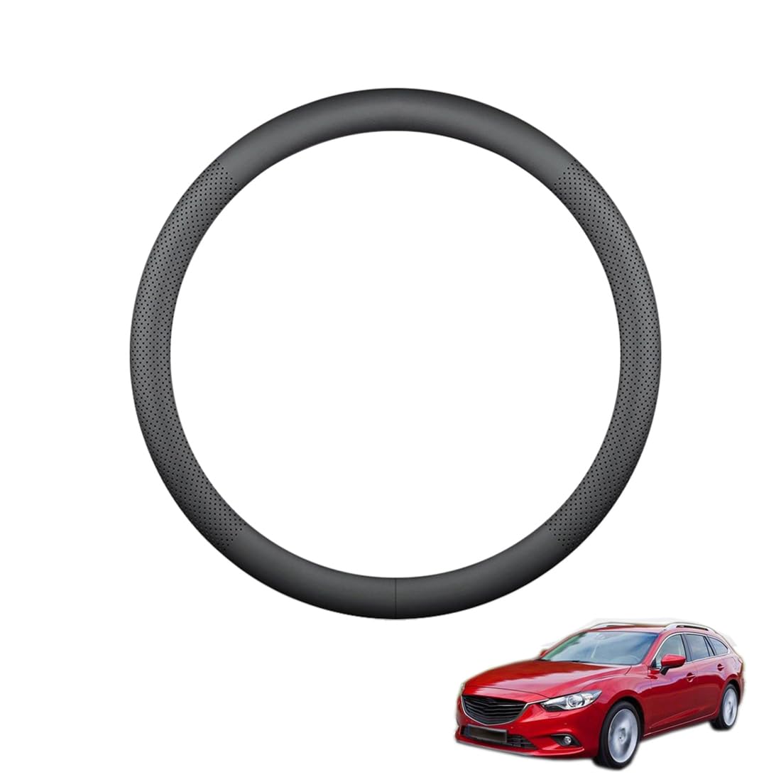 ZWJFDGQM Lenkradbezug Mikrofaser Leder Auto für Mazda6/Atenza 2014-2022 Atmungsaktiv Lenkradschutz Anti-Rutsch Lenkradhülle für Sommer Winter Auto Zubehör Innenraum Schwarz,A ZWJFDGQM Lenkradbezug Mikrofaser Leder Auto für Mazda6/Atenza 2014-2022 Atmungsaktiv Lenkradschutz Anti-Rutsch Lenkradhülle für Sommer Winter Auto Zubehör Innenraum Schwarz,A von ZWJFDGQM