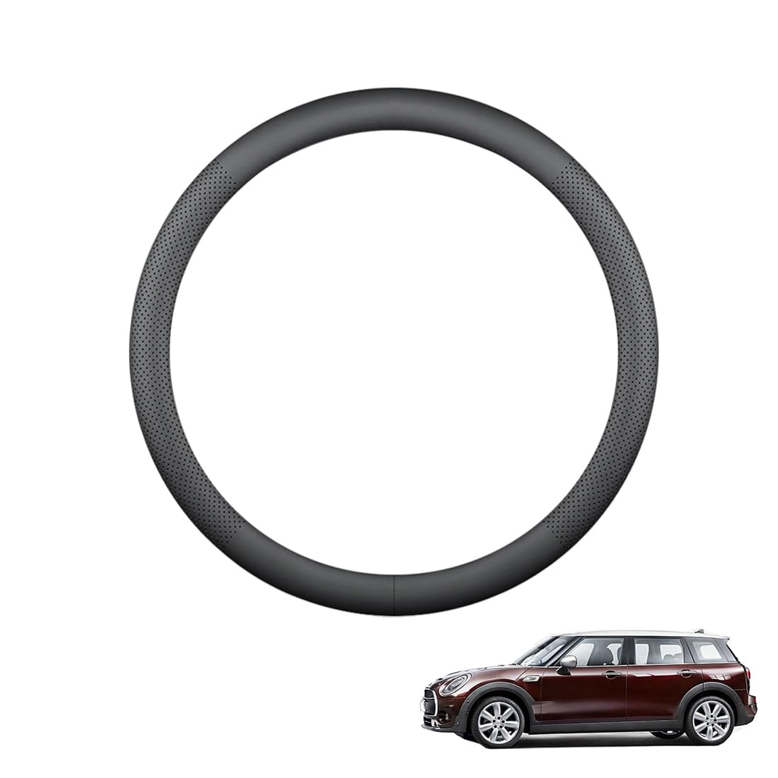 ZWJFDGQM Lenkradbezug Mikrofaser Leder Auto für Mini F54 Atmungsaktiv Lenkradschutz Anti-Rutsch Lenkradhülle für Sommer Winter Auto Zubehör Innenraum Schwarz,A ZWJFDGQM Lenkradbezug Mikrofaser Leder Auto für Mini F54 Atmungsaktiv Lenkradschutz Anti-Rutsch Lenkradhülle für Sommer Winter Auto Zubehör Innenraum Schwarz,A von ZWJFDGQM