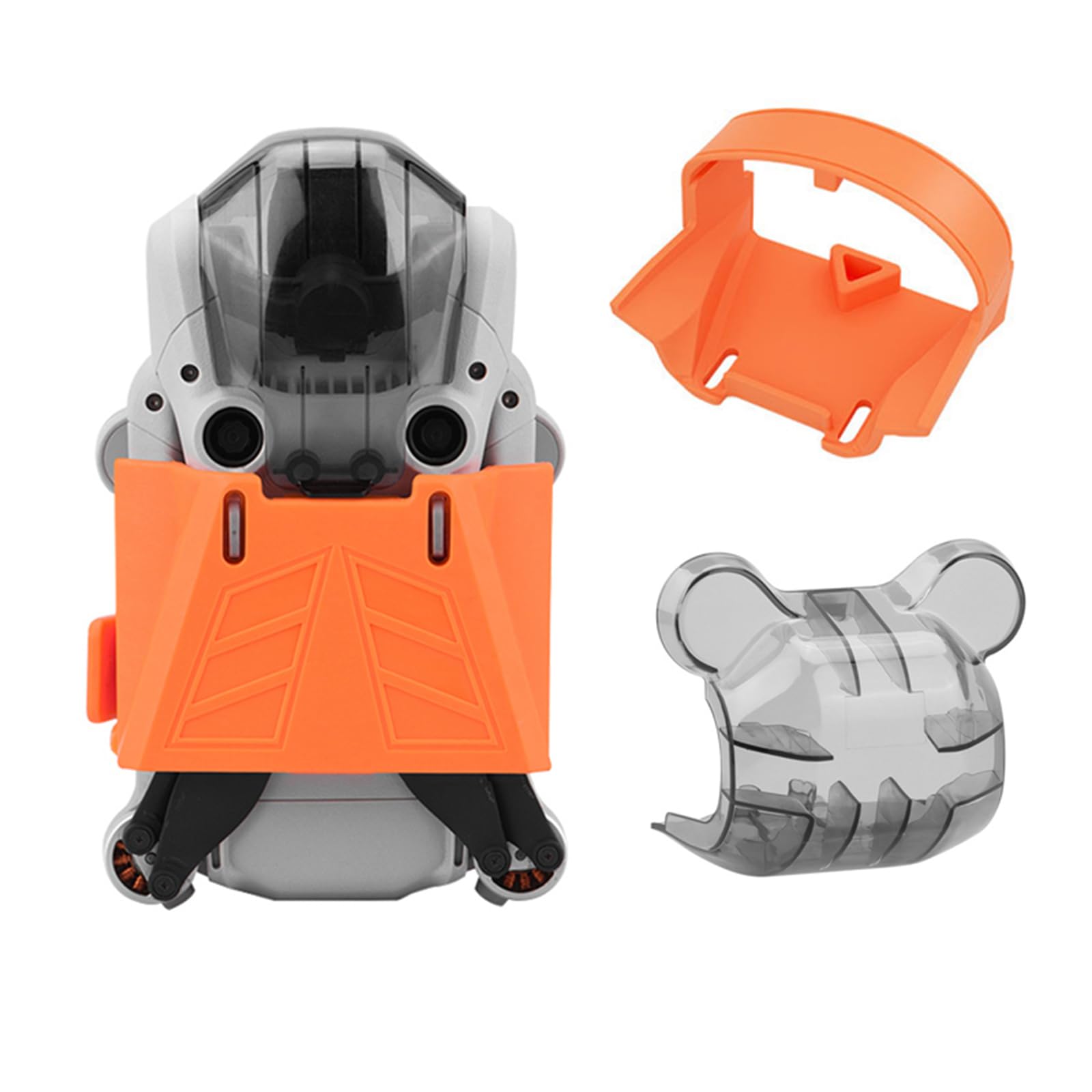 ZWLLKJGS Propellerhalter -Gurt+Gimbal -Objektivabdeckung für DJI Mini 3 Pro Drone Props Blade Guard Protector Accessoires (verbessert) von ZWLLKJGS