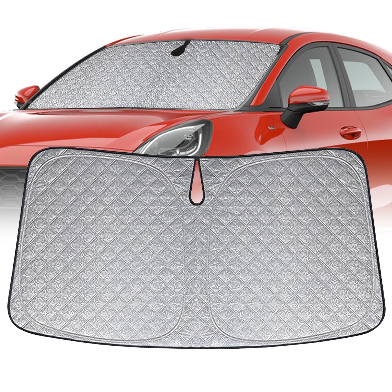 Auto Frontscheiben Sonnenblende Ersatz für Ford Puma 2019-2024, Faltbarer Sonnenschutz für Auto Windschutzscheibe, um 99% UVR zu Blockieren und Ihr Fahrzeug Kühler zu Halten Auto Frontscheiben Sonnenblende Ersatz für Ford Puma 2019-2024, Faltbarer Sonnenschutz für Auto Windschutzscheibe, um 99% UVR zu Blockieren und Ihr Fahrzeug Kühler zu Halten von ZWPARTS