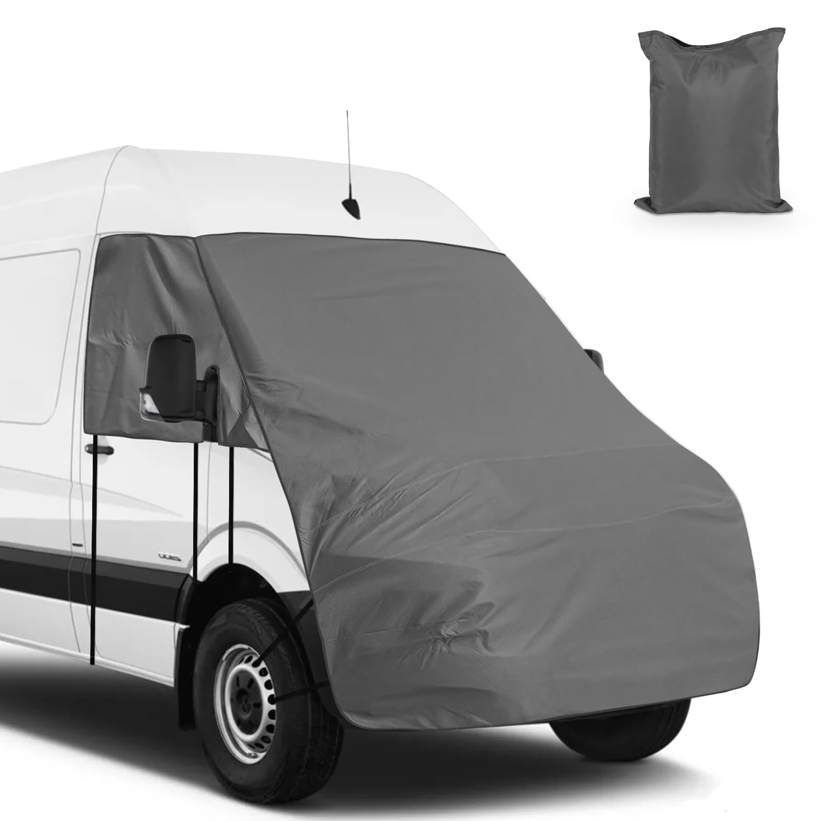 Auto Windschutzscheiben Abdeckung Ersatz für Mercedes Sprinter 2006-2018, 420D Oxford Frontscheibe Abdeckung für Wohnmobil, Blockiert UV Strahlen, Wetterfeste Autoabdeckung Deckt Gesamte Motorhaube Auto Windschutzscheiben Abdeckung Ersatz für Mercedes Sprinter 2006-2018, 420D Oxford Frontscheibe Abdeckung für Wohnmobil, Blockiert UV Strahlen, Wetterfeste Autoabdeckung Deckt Gesamte Motorhaube von ZWPARTS