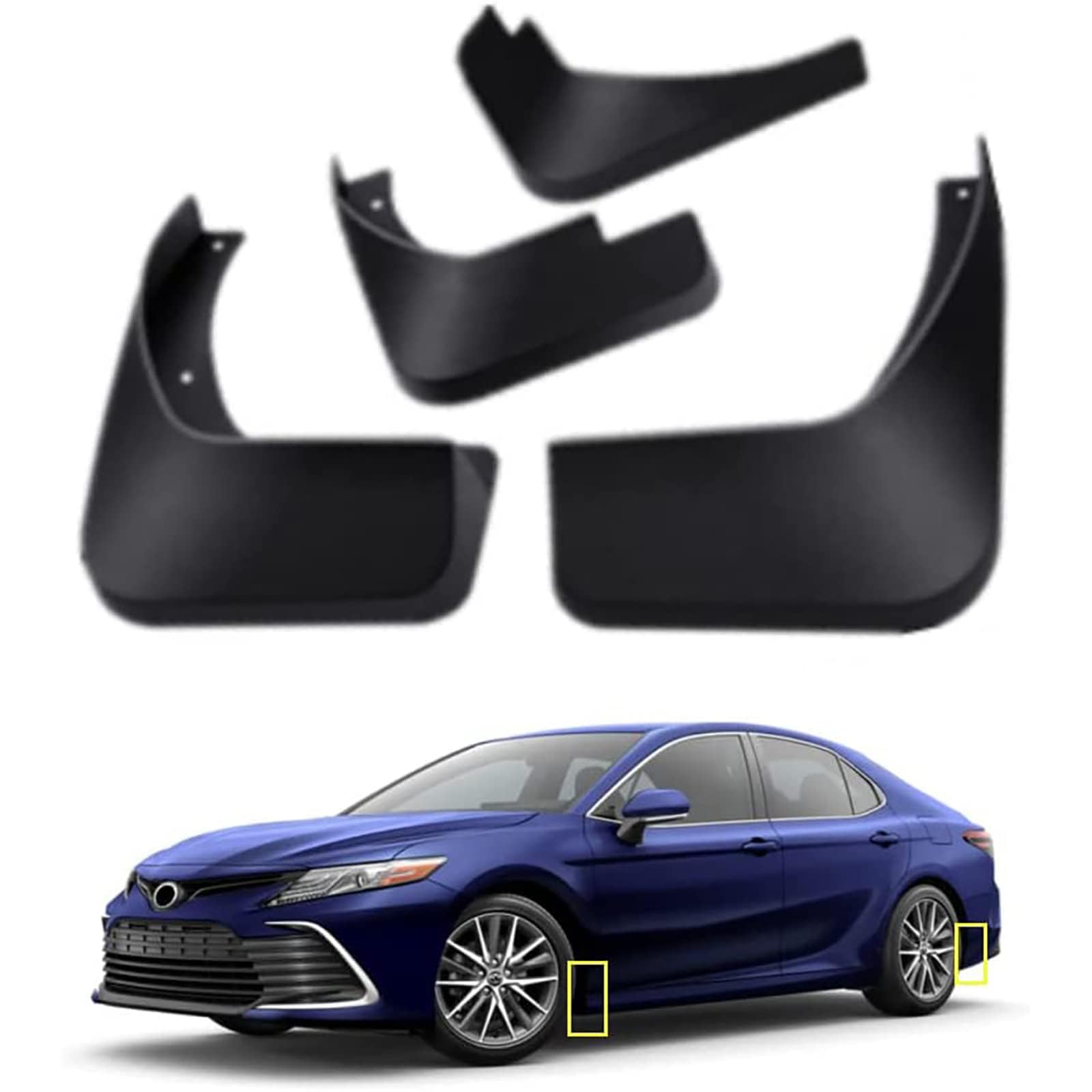 4 StüCk Auto SchmutzfäNger Für Toyota Camry LE XLE 2018-2023, Vorne Hinten SchmutzfäNger Spritzschutz Mit Montageschrauben KotflüGelschoner ZubehöR 4 StüCk Auto SchmutzfäNger Für Toyota Camry LE XLE 2018-2023, Vorne Hinten SchmutzfäNger Spritzschutz Mit Montageschrauben KotflüGelschoner ZubehöR von ZXAJDWNU