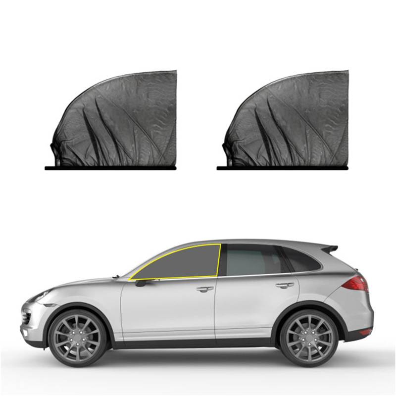 Auto Seitenfenster Sonnenschutz für Hyundai New 7 Seats Santafe 2010-2012, Sonnenblende Sichtschutz Breathable Sonnenschutz Fenstervorhang Abdeckung,A/Front-Window von ZXBL