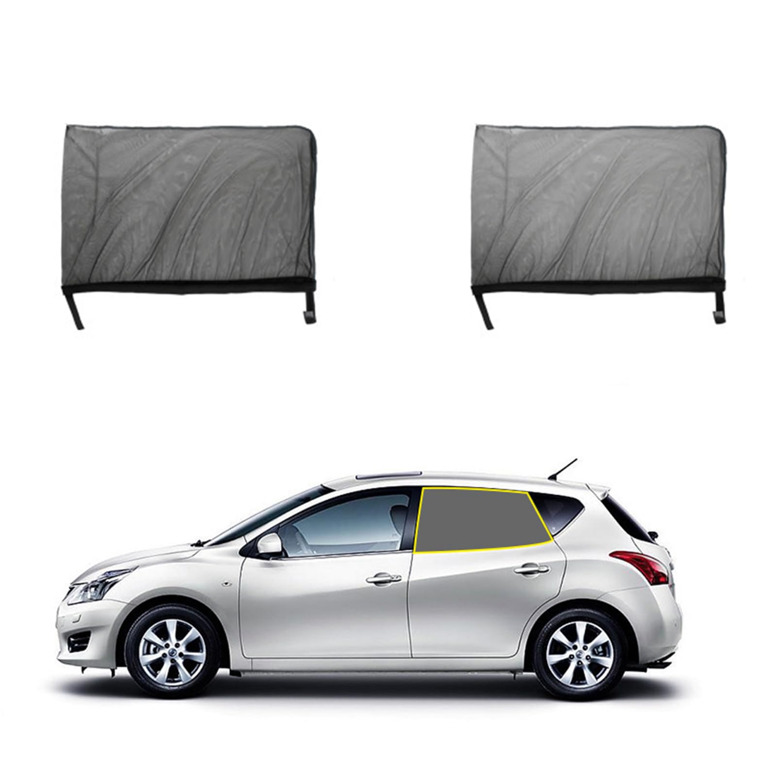 Auto Seitenfenster Sonnenschutz für Nissan March 2010-2023, Sonnenblende Sichtschutz Breathable Sonnenschutz Fenstervorhang Abdeckung,B/Rear-Window Auto Seitenfenster Sonnenschutz für Nissan March 2010-2023, Sonnenblende Sichtschutz Breathable Sonnenschutz Fenstervorhang Abdeckung,B/Rear-Window von ZXBL