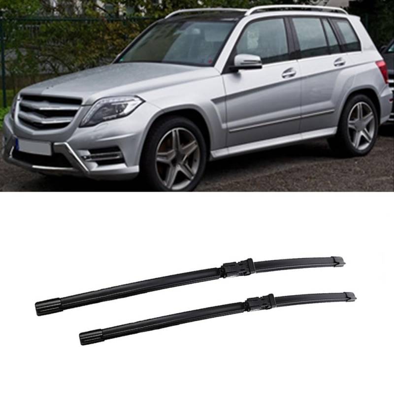 Scheibenwischer Ersatz Gummi für Mercedes-Benz GLK-Class X204 2014-2015 22"+19", Windschutzscheibe Vordere Wischerblätter Windschutzscheibe Frontscheibe Zubehör von ZXBL