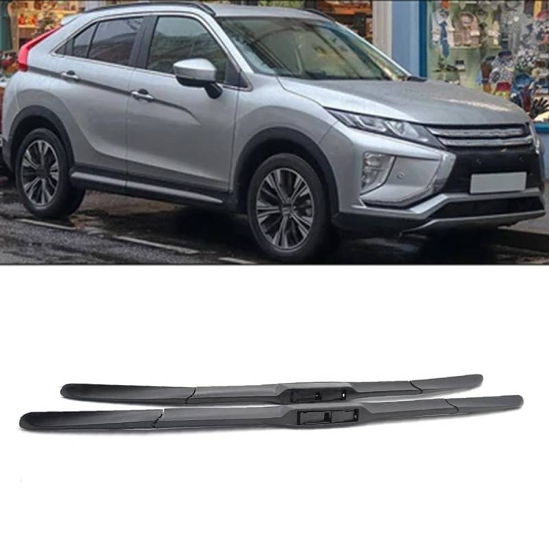 Scheibenwischer Ersatz Gummi für Mitsubishi Eclipse Cross 2017-2023 24"+20", Windschutzscheibe Vordere Wischerblätter Windschutzscheibe Frontscheibe Zubehör von ZXBL