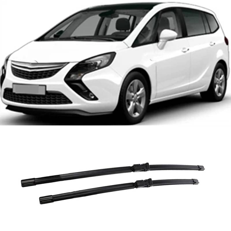 Scheibenwischer Ersatz Gummi für Opel Zafira Tourer C 2012-2020 30"+28", Windschutzscheibe Vordere Wischerblätter Windschutzscheibe Frontscheibe Zubehör von ZXBL