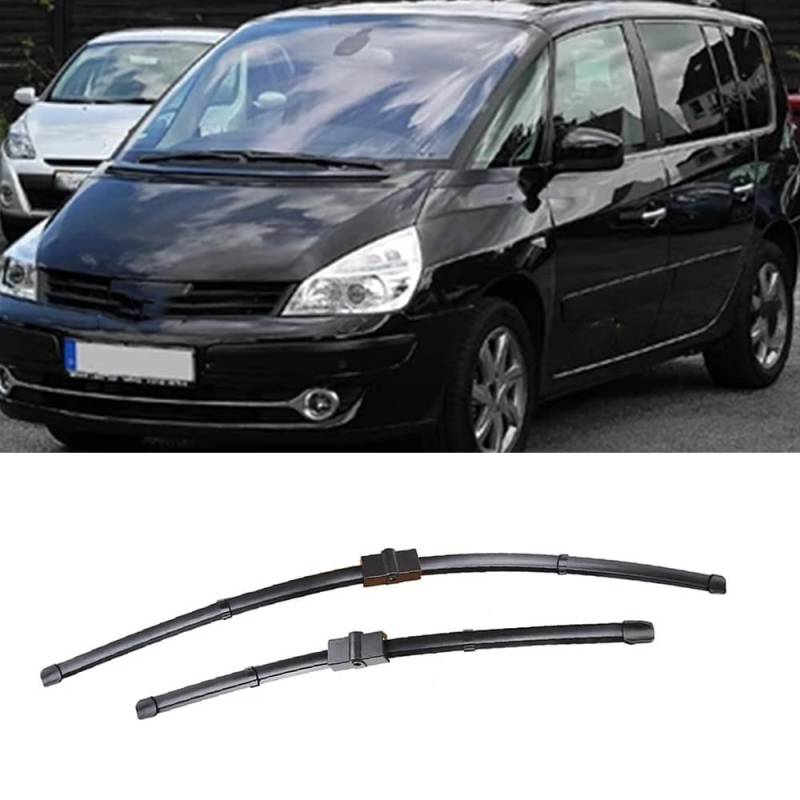 Scheibenwischer Ersatz Gummi für Renault Espace 4 IV 2002-2014 30"+26", Windschutzscheibe Vordere Wischerblätter Windschutzscheibe Frontscheibe Zubehör von ZXBL