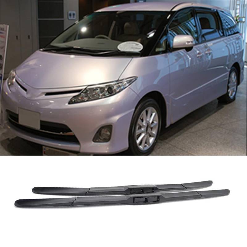 Scheibenwischer Ersatz Gummi für Toyota Previa XR50 2006-2022 26"+16", Windschutzscheibe Vordere Wischerblätter Windschutzscheibe Frontscheibe Zubehör von ZXBL