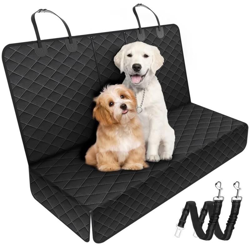 ZXCVDF Hundedecke Auto Rückbank für Audi A1 GB 2018-2025 Sportback, Autodecke Rücksitzschoner Autoschondecke Rückbankschoner Autoschutzdecke Hund Rücksitz Bankabdeckung,A von ZXCVDF
