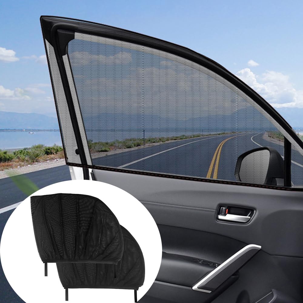ZXCVDF 2 Stück Sonnenschutz Auto Baby für Opel Combo E (ab Bj.2018),Sonnenblende Auto Netz Seitenfenster Meshmaterial Schützt Mitfahrer Autofenster Sonnenschutzrollos,Front Window von ZXCVDF